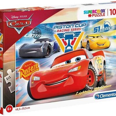 Puzzle slagalice 104 dela Disney Cars 3 Clementoni 27072