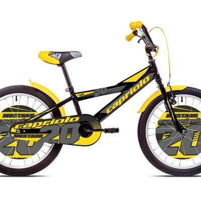 Dečiji bicikl Mustang 20 crno žuti 917120-20