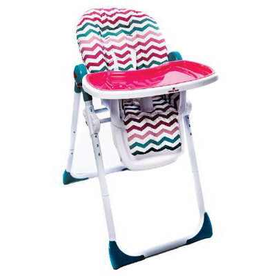 KIKKA BOO Stolica za hranjenje ZIG-ZAG Colours