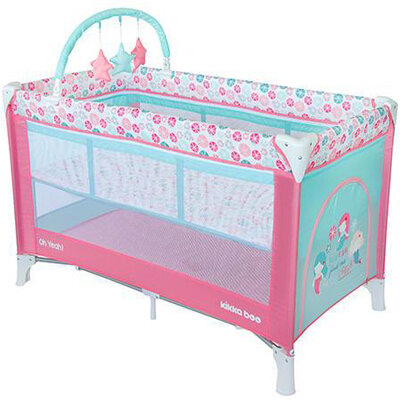 KIKKA BOO Prenosivi krevetac 1 nivo OH YEAH Ocean