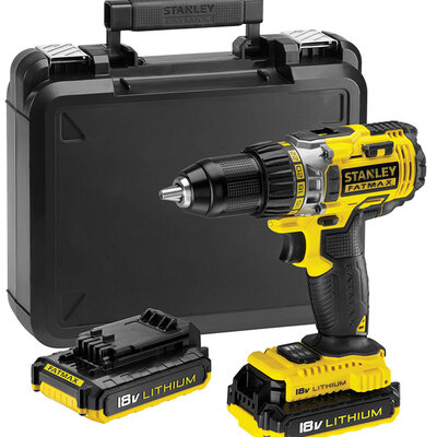 Akumulatorska bušilica Stanley FatMax FMC600D2 18V Dve baterije Kofer