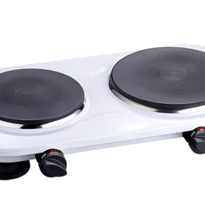 ECG Električni rešo sa dve ringle 2510 White