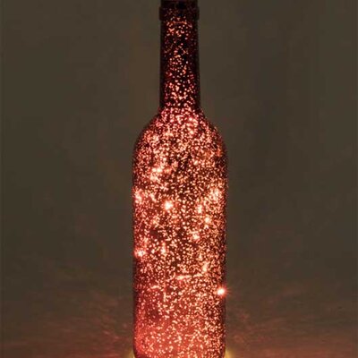 Dekorativna lampa u obliku flaše sa mikro LED diodama GB31/RD
