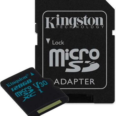 Kingston Canvas Go! Memorijska kartica 128GB Micro sa adapterom SDCG2/128GB