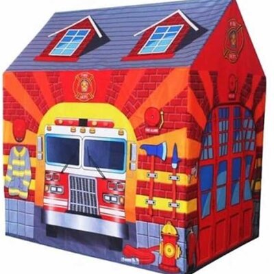 Dečiji šator - kućica u obliku vatrogasne stanice 8722