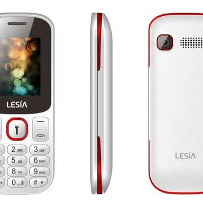 Lesia P5 Mobilni telefon Dual SIM White-Red
