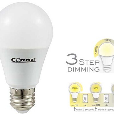 Commel Dimabilna LED sijalica E27 12W 3000k toplo bela 305-152
