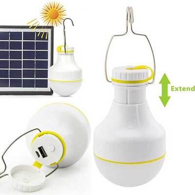 Commel Solarna baterijska lampa sa PowerBank-om C401-710