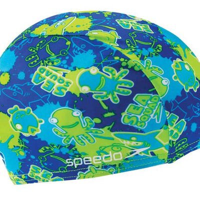 Speedo Dečija kapa za plivanje Sea Squad Plavo-zelena 4050200557