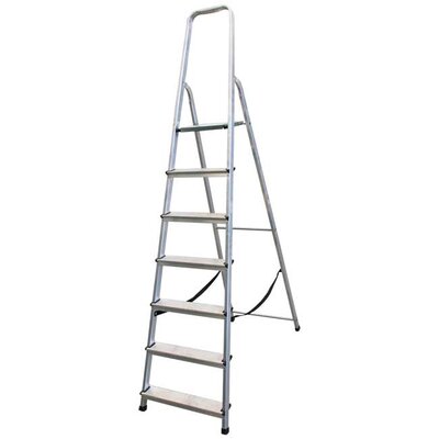 Aluminijumske stajaće merdevine sa 7 stepenika 200611