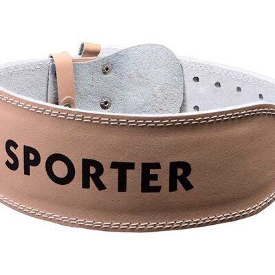 Sporter Kožni kaiš za body-building 1019-M