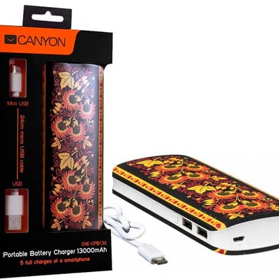 Canyon Powerbank Eksterna baterija 13.000mAh CNE-CPB130
