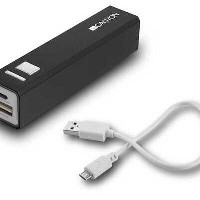 Canyon Powerbank Eksterna baterija 2600 mAh CNE-CSPB26B