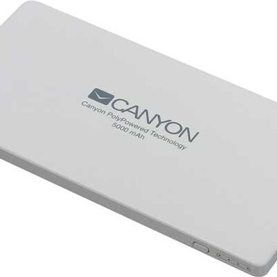 Canyon Powerbank Eksterna baterija + iPhone Lightning 5000 mAh CNS-TPBP5W