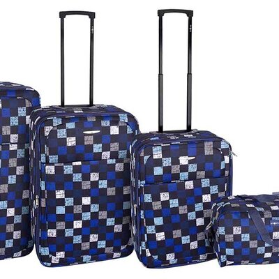 Koferi + putna torba + neseser Enova komplet 5u1 Marbella Navy 509140