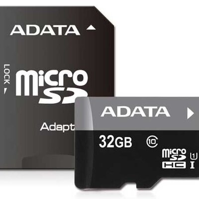 AData micro SD Memorijska kartica sa adapterom 32GB AUSDH32GUICL10-RA1