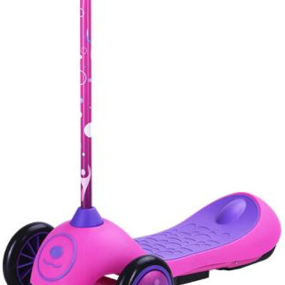 PrimeToys ružičasti električni trotinet za decu