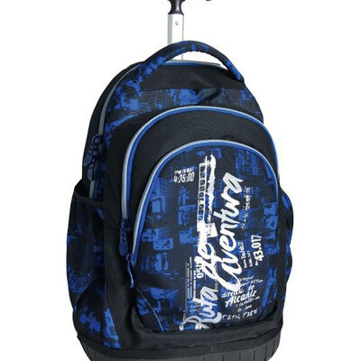 Play Školski ranac sa točkićima Trolley - Aventura