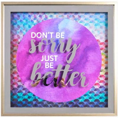 Slika sa porukom ...Just Be Better