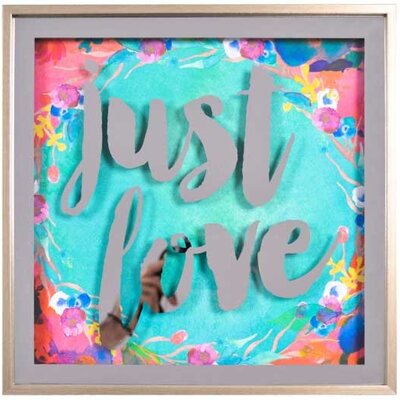 Slika sa porukom Just Love