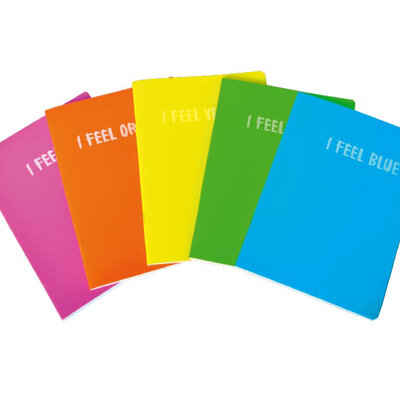 Sveske A5 blanko - pakovanje 10 komada I Feel Color