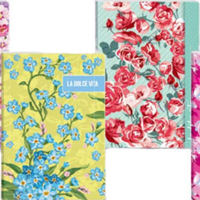 Male sveske na kvadratiće - pakovanje 10 komada La Dolce Vita