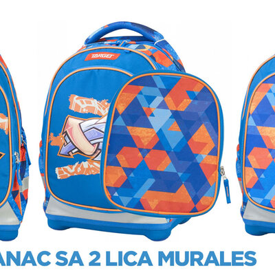 TARGET Ranac Sa 2 Lica - Školski, Anatomski - MURALES 21360