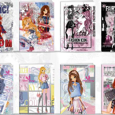 Deset A5 svezaka u kvadratiće Play - Winx Classy