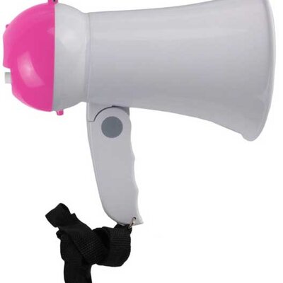 Megafon sa funkcijom sirene 1034 Roze