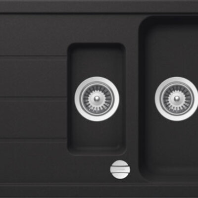 Granitna sudopera Formhaus D-150L crna