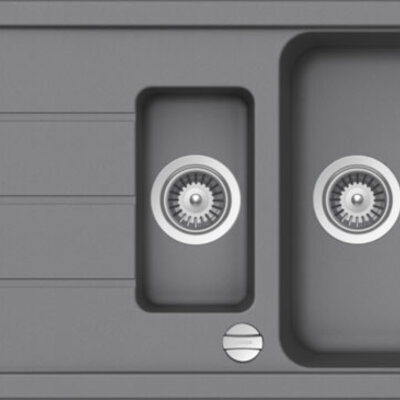 Granitna sudopera Formhaus D-150L siva