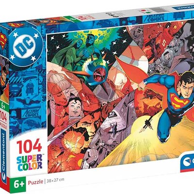 Puzzle slagalice za decu 104 dela Supermen Clementoni 25074