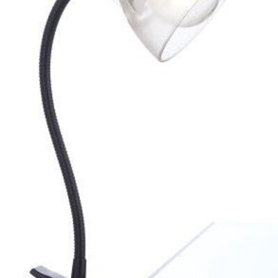 Stona lampa Globo Clip transparentna