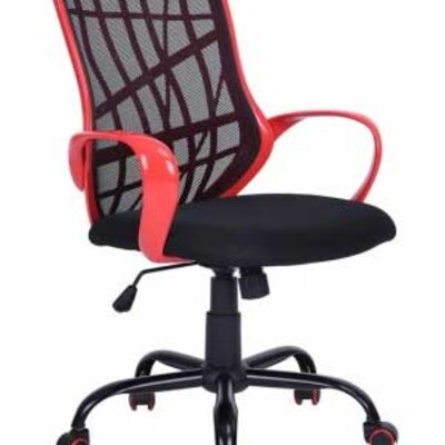 Kancelarijska radna stolica ES355 Crno crvena
