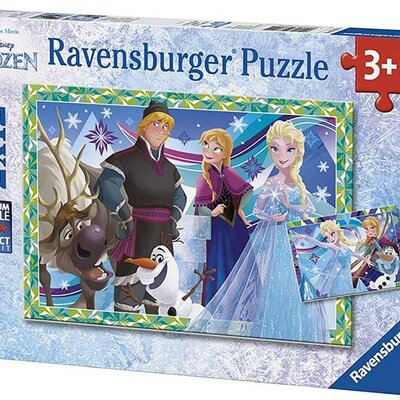 2u1 Puzzle Ravensburger - Frozen - Winter Snow Queen 07621