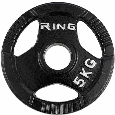 Olimpijski liveni teg sa hvatom 5kg Ring RX PL14-5