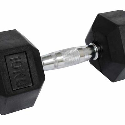 Bučica gumirane HEX 1x10kg RING DB6101-10