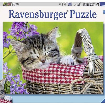 Ravensburger XXL Puzzle 100 delova - Usnulo mače 10539