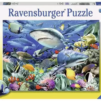Ravensburger Slagalica 100 delova - Ajkule na morskom grebenu 10951