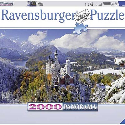 Puzzle 2000 delova - Zamak Nojšvanštajn - Ravensburger Art Panorama 16691