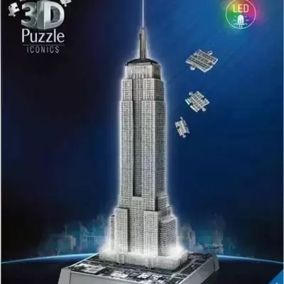 Ravensburger 3D Puzzle sa LED svetlom Empajer Stejt Bilding u Njujorku