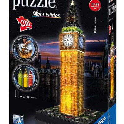 Ravensburger 3D Puzzle sa LED svetlom Big Ben u Londonu 12588