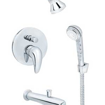 Rosan Uzidna baterija za kadu sa ručnim i zidnim tušem JP31701