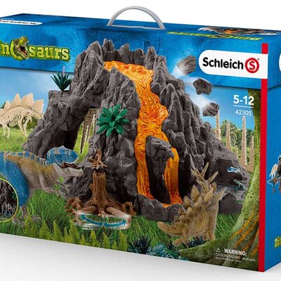 Schleich Figurice Praistorija - Vulkan i T-Reks 42305