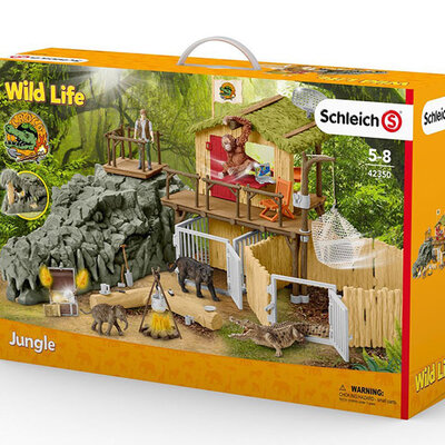 Schleich Figure - Istraživačka stanica u divljini 42350