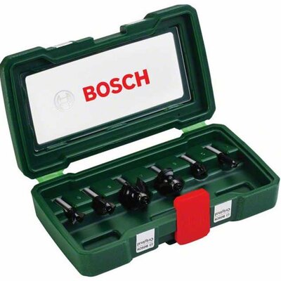 Bosch 6-delni set glodala Prihvat 8mm 2607019463