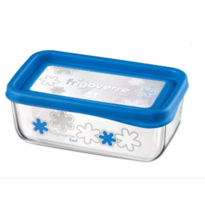 Posuda staklena Frigoverre Fun 21x13 cm plava 335160P