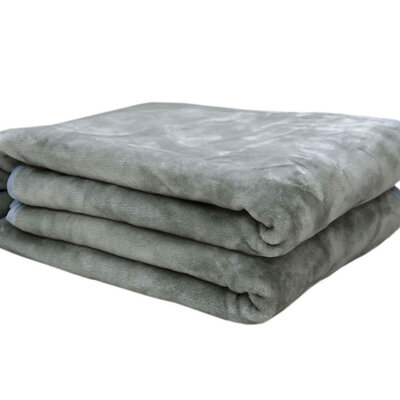 Ćebe Mink 150 x 200 cm sivo