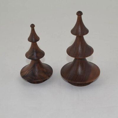 Jelkice Zima od orahovog drveta - komplet