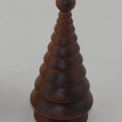 Jelkica Božić od orahovog drveta 10 cm